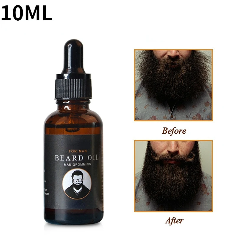 Men Natural Beard Growth Oil Moisturizing Smoothing Hair Growth Tools Dashing Gentlemen Beard Oil Conditioner Beard Care