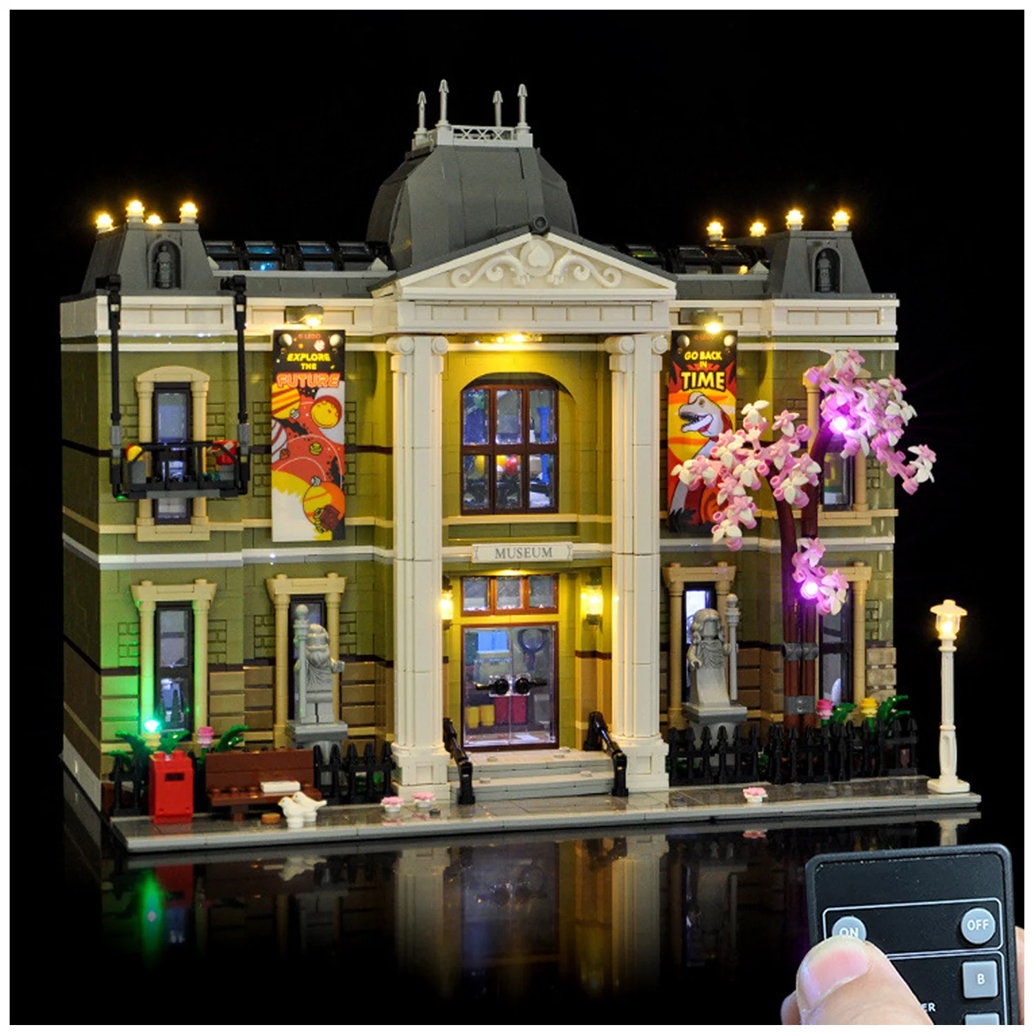 

Комплект светодиодного освещения LYBMTWF, совместимый с Lego 10326, модель природного музея истории (не включает модели кирпичей)