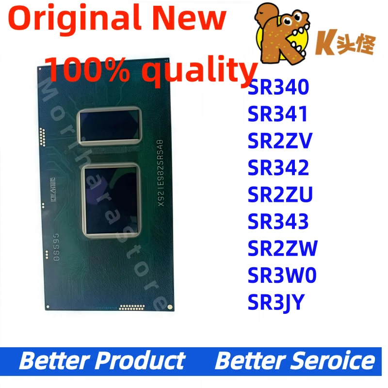 

Новый оригинальный SR340 SR341 SR2ZV SR342 SR2ZU SR343 SR2ZW i5-7300U i7-7500U i5-7200U i3-7100U i3-8130U SR3W0 SR3JY I3-7130U chispet