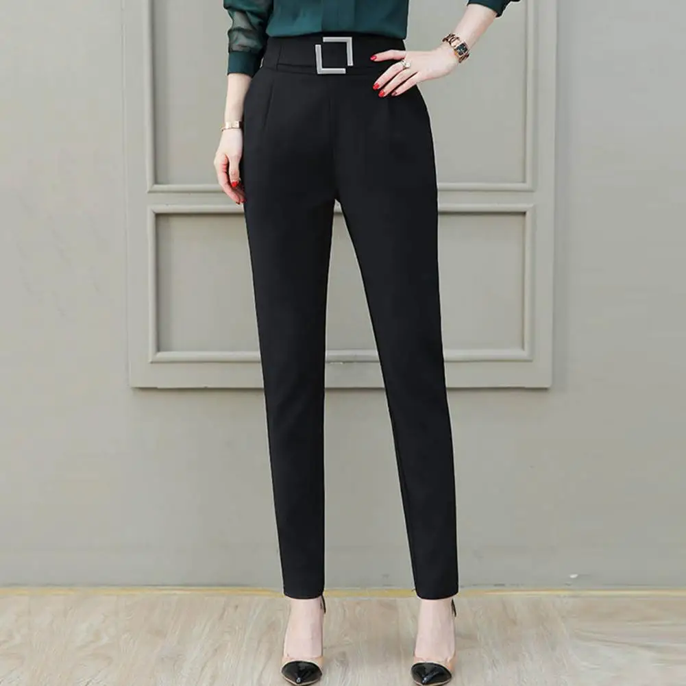 2022 Women Spring Summer Pant Thin Elastic Waist Loose Stretch Classic Pants Mother Long Casual Trousers Plus Size M-3XL