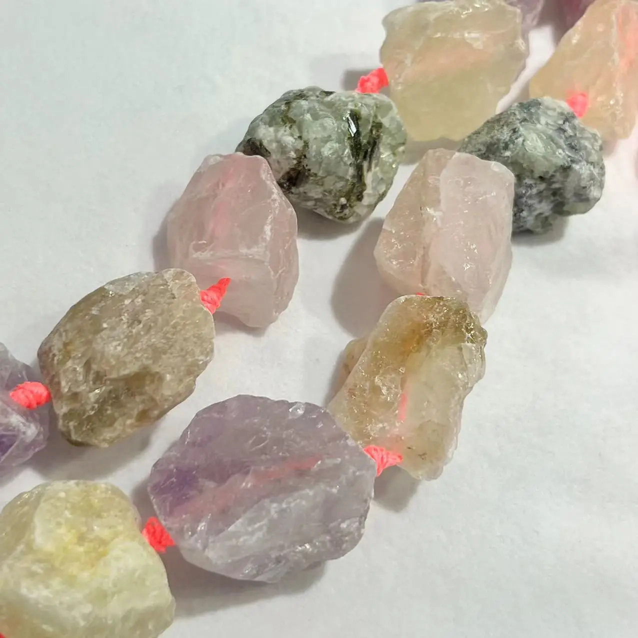 Natural Raw Crystal Rough Stones, Irregular Freeform Shape, Unpolished, 20-25MM, Approx 15-16 Pcs Per Strand
