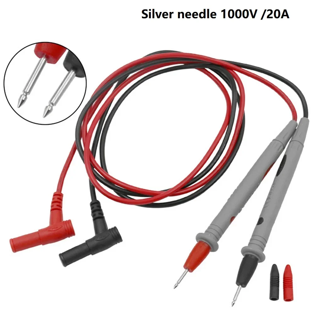 Meter Probe Multimeter Test Pen For LED Tester Sliver/gold Needle 1000V 20A/10A Digital Easy Use 1000V 10A/20A