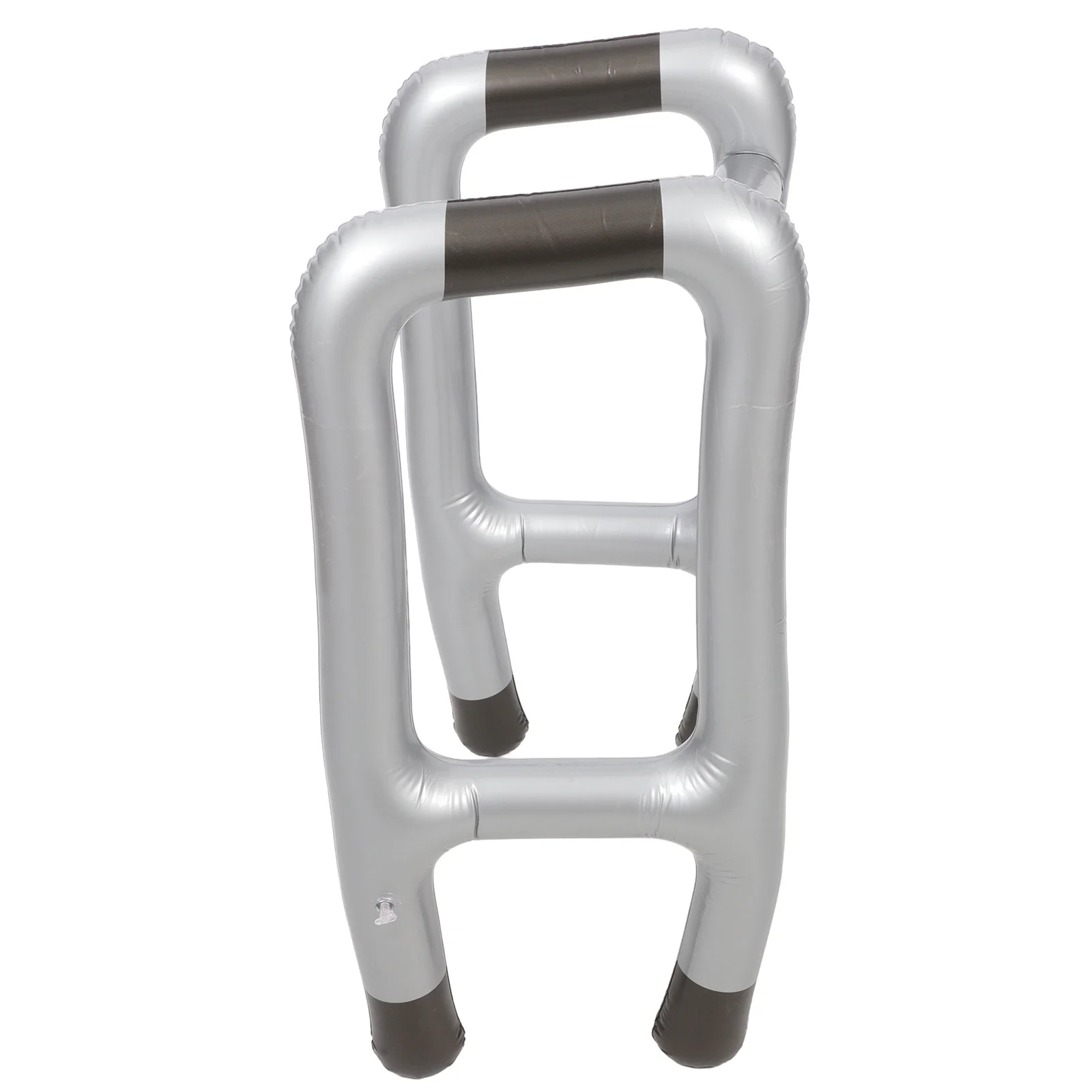 PVC Inflatable Crutch Walking Stick Lightweight Portable Party Performance Decoration Balloon Inflatable Walker Balloon