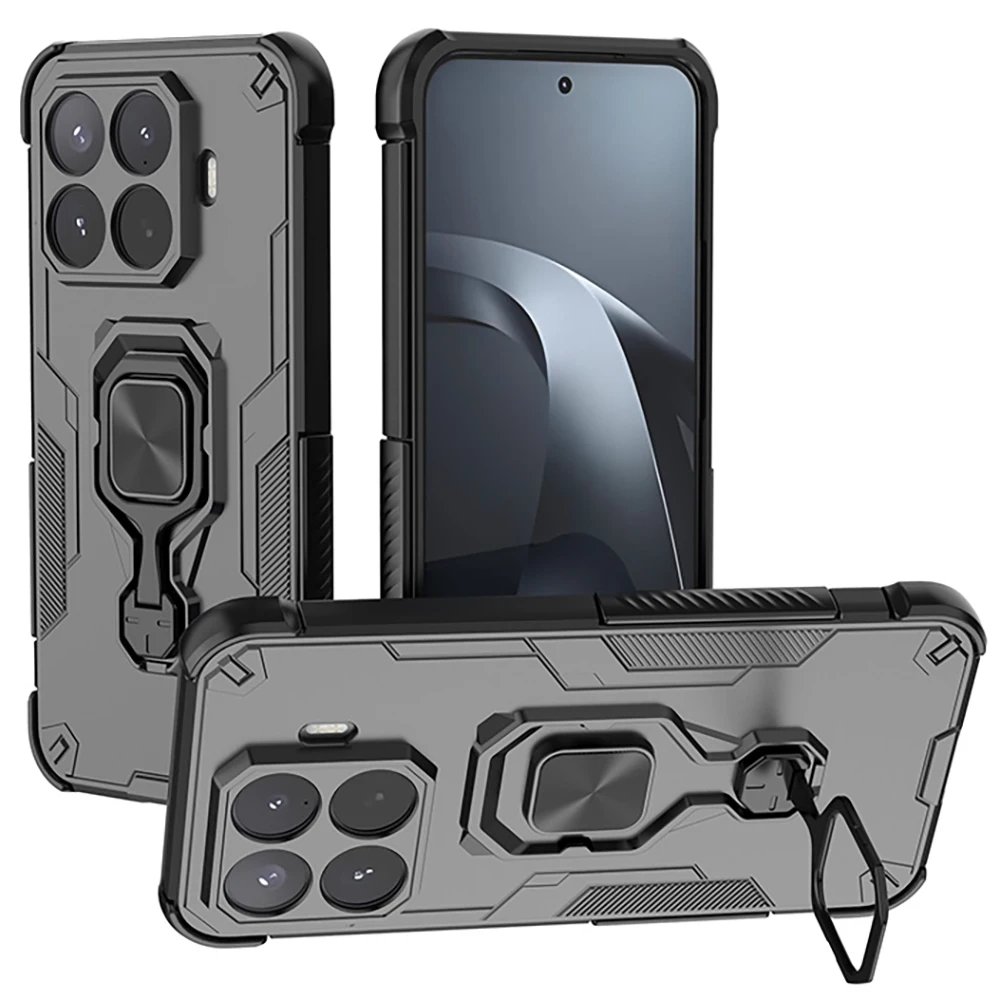 Magnetische Rückseite Hülle für Xiaomi 17T Pro 5G, Panzerhülle mit 360° Kameraschutz, Funda Mi 17T 17 T, Ringständer, stoßfest