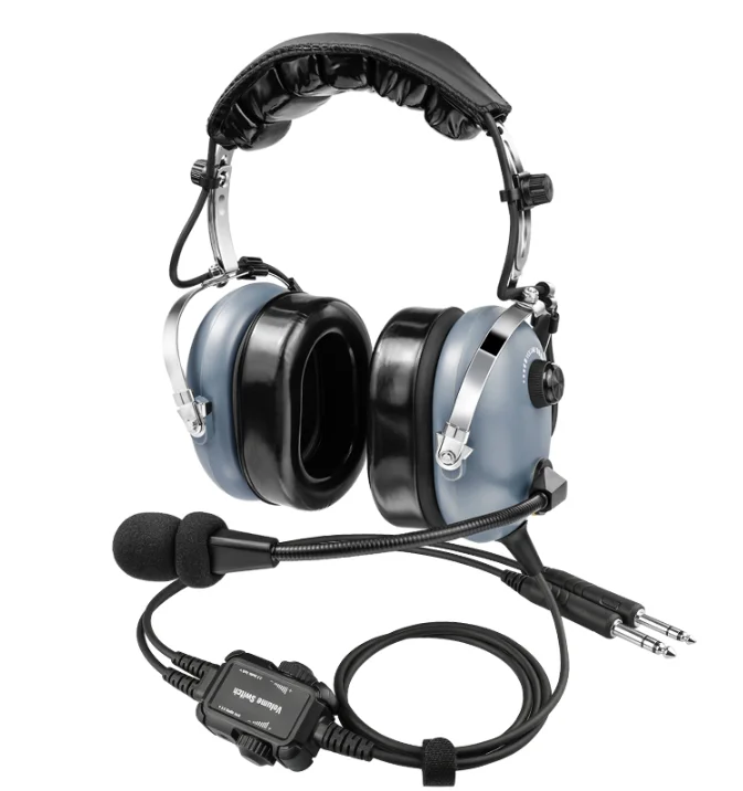 PNR Pilot Noise Cancelling Communication Headset With Confortable Ear Pad For Kit