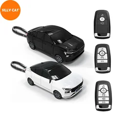 Car Shape Model Car Key Case Fob Shell For Ford Key Fob Cover EXPLORER ESCAPE FOCUS EDGE Mustang MONDEO F150 TAURUS ESCORT