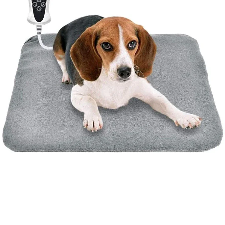 Factory Custom Pet Dog Cat Electric Heating Pad Blanket For Pets With Ten Gears Thermostat