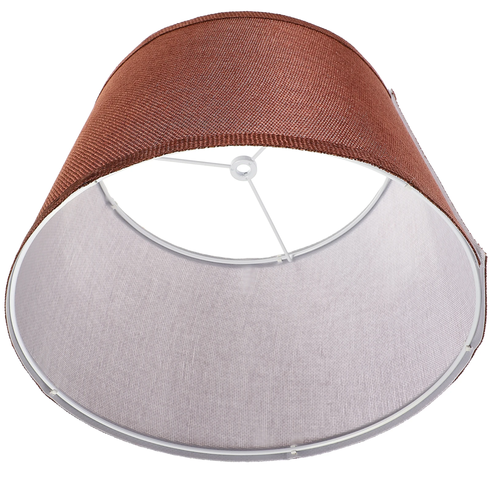 

Lamp Shade Replacement Home Lampshades Bedside Table Floor Cover Modern Small Deep Brown Soft Bedroom Living Decor