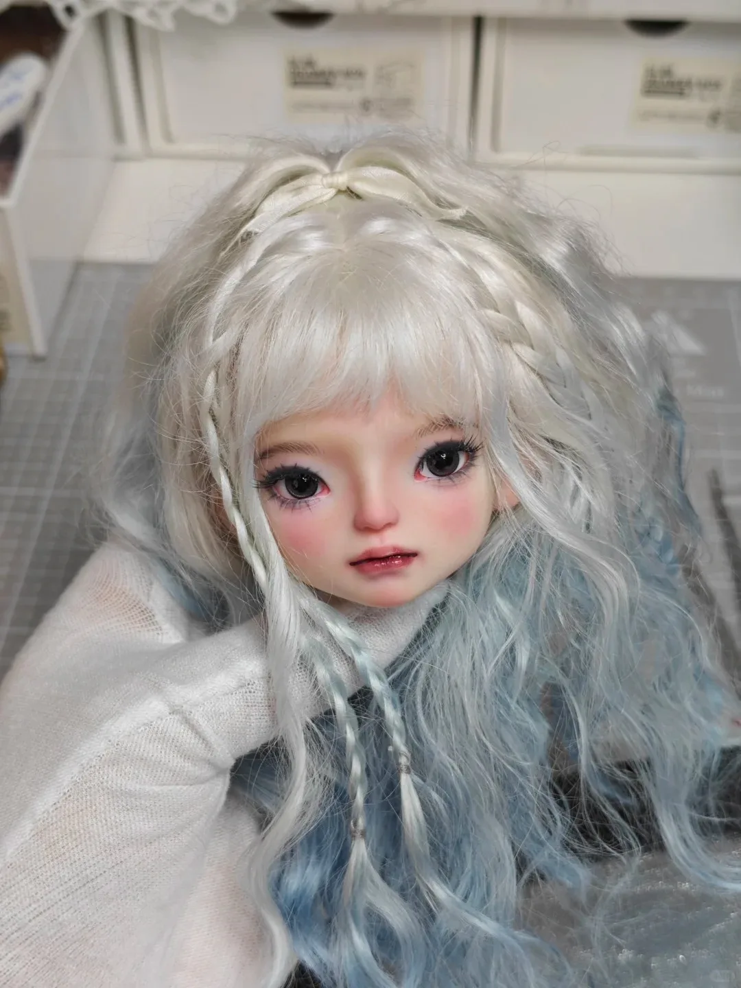 

2025 New Head SD BJD Doll 1/6 ROUROU amy Beautiful Girl Makeup High Quality Resin Toy Gift