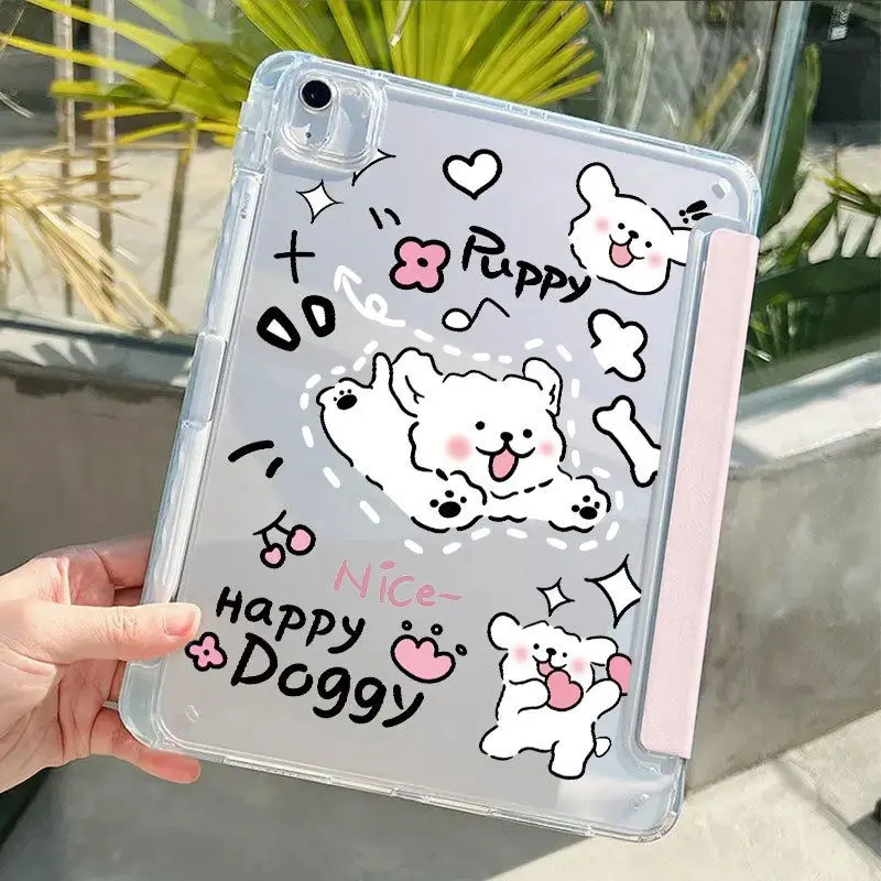 Love Dog Paw Print Notes For iPad Pro Air 13 11 M5 M4 M3 M2 2 1 11th A16 12.9