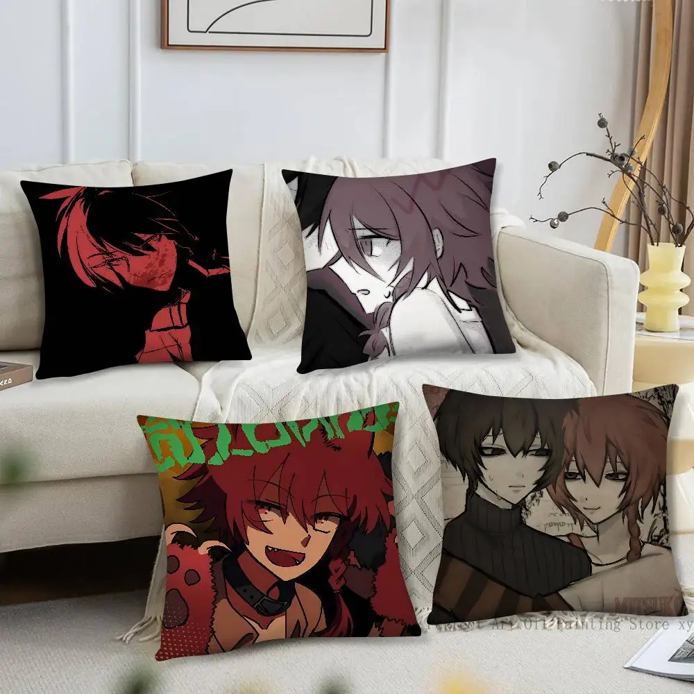 1pc Zeno Remake Anime Pillow Case Fashion Square Pillowcase Bedroom Sofa Room Ins Decoration Leisure