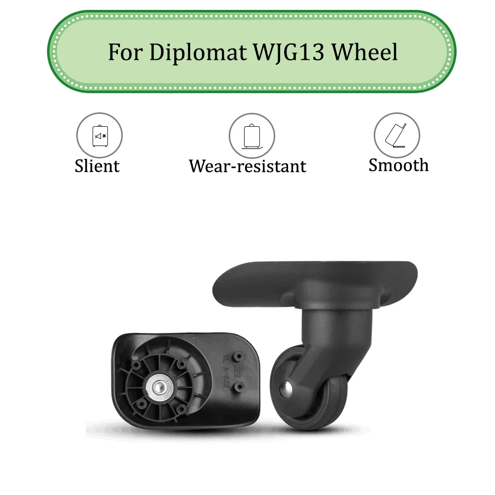 

For Diplomat WJG13 Universal Wheel Replacement Suitcase Silent Smooth Shock Absorbing Durable Convenient Accessories CasterWheel