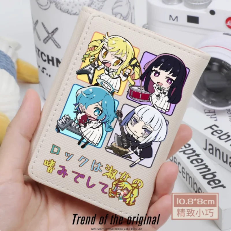 

Anime Rock Is a Lady's Modesty Fashion Wallet PU Purse Card Holder Hasp Money Bag Cosplay Gift B2381