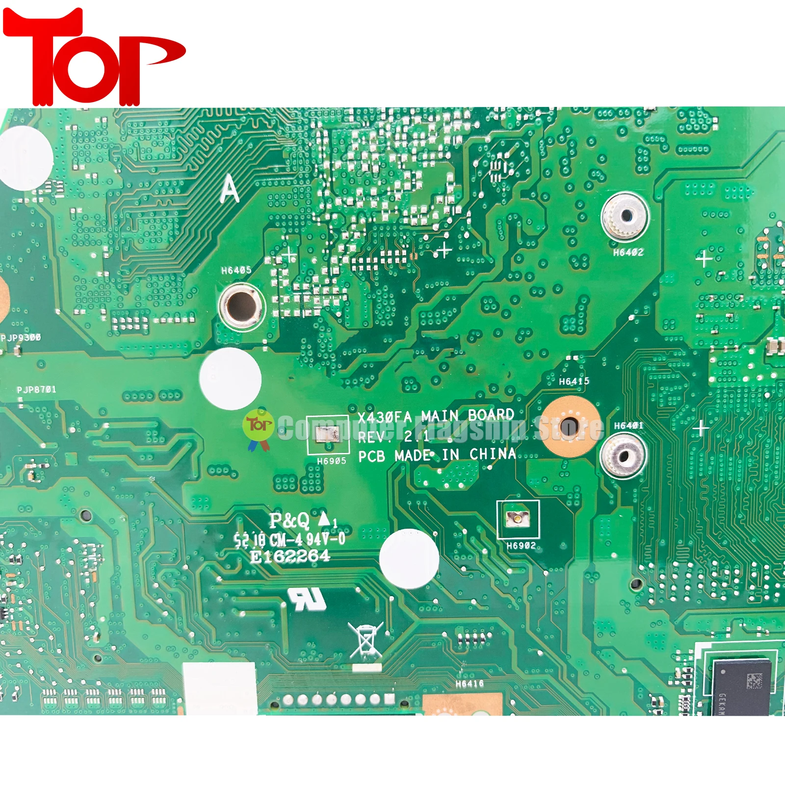 Imagem -06 - Placa-mãe Portátil para Asus X430fa S4300f S430f S4300fn 4g ou 8g I38130u I59265u I7-8565u Cpu Mainboard