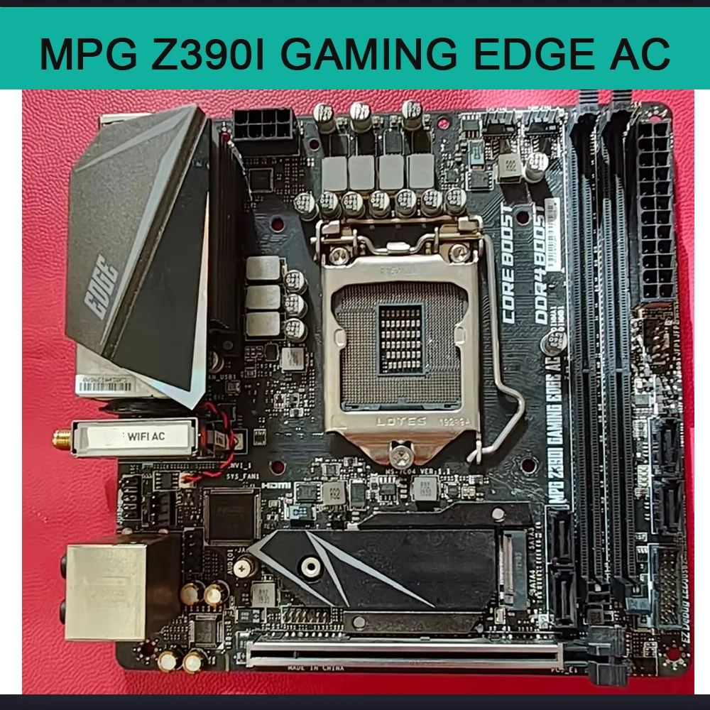 

For M-S-I Motherboard MPG Z390I GAMING EDGE AC