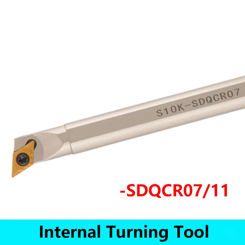 LIHAOPING Internal Turning Tools S08K-SDQCR07 S08K S10K S12M S14N S16Q S20R S25S SDQCR07 SDQCR11 CNC Lathe Cutter SDQCR Holder