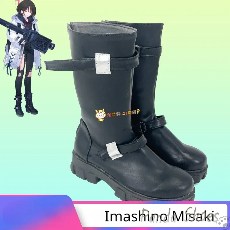 Blue Archive Imashino Misaki Cosplay Shoes Anime Game Cos Boots Comic Cosplay Costume Prop Shoes for Con Halloween Party