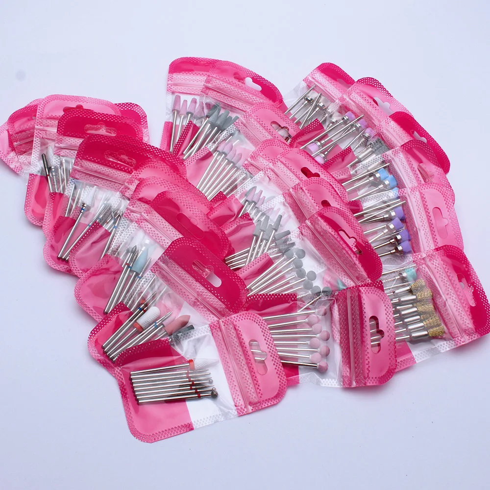 8 szt. Ceramicznych Frezów do Paznokci do Elektrycznego Manicure, Polerowania, Czyszczenia Skórek, Narzędzia do Manicure, Akcesoria do Paznokci