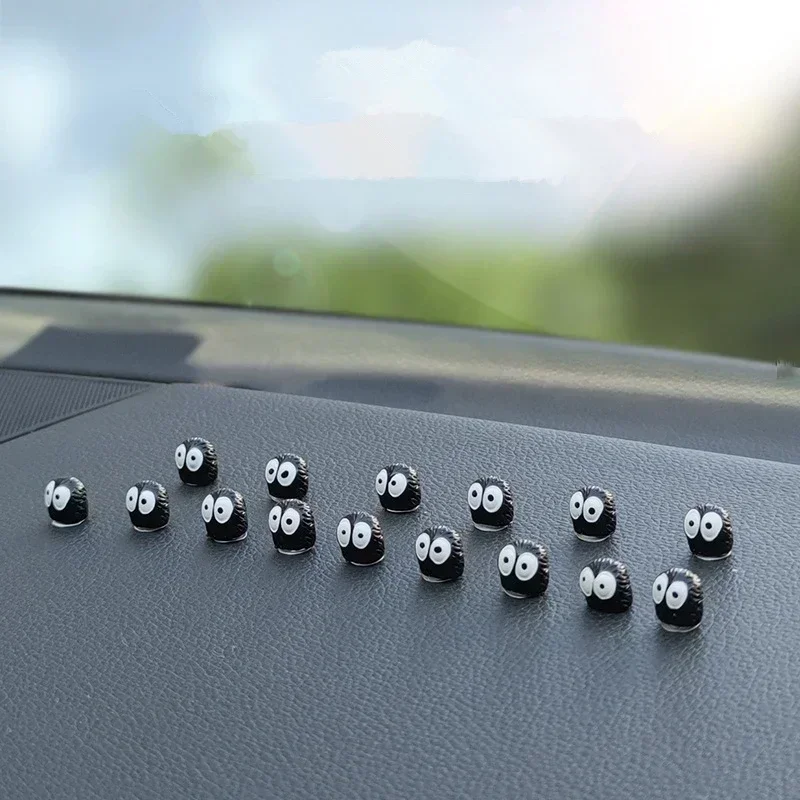 

Cute Black Elf Car Interior Decoration 20PCS Funny Auto Center Console Rearview Mirror Ornaments for Car Elves Accessories