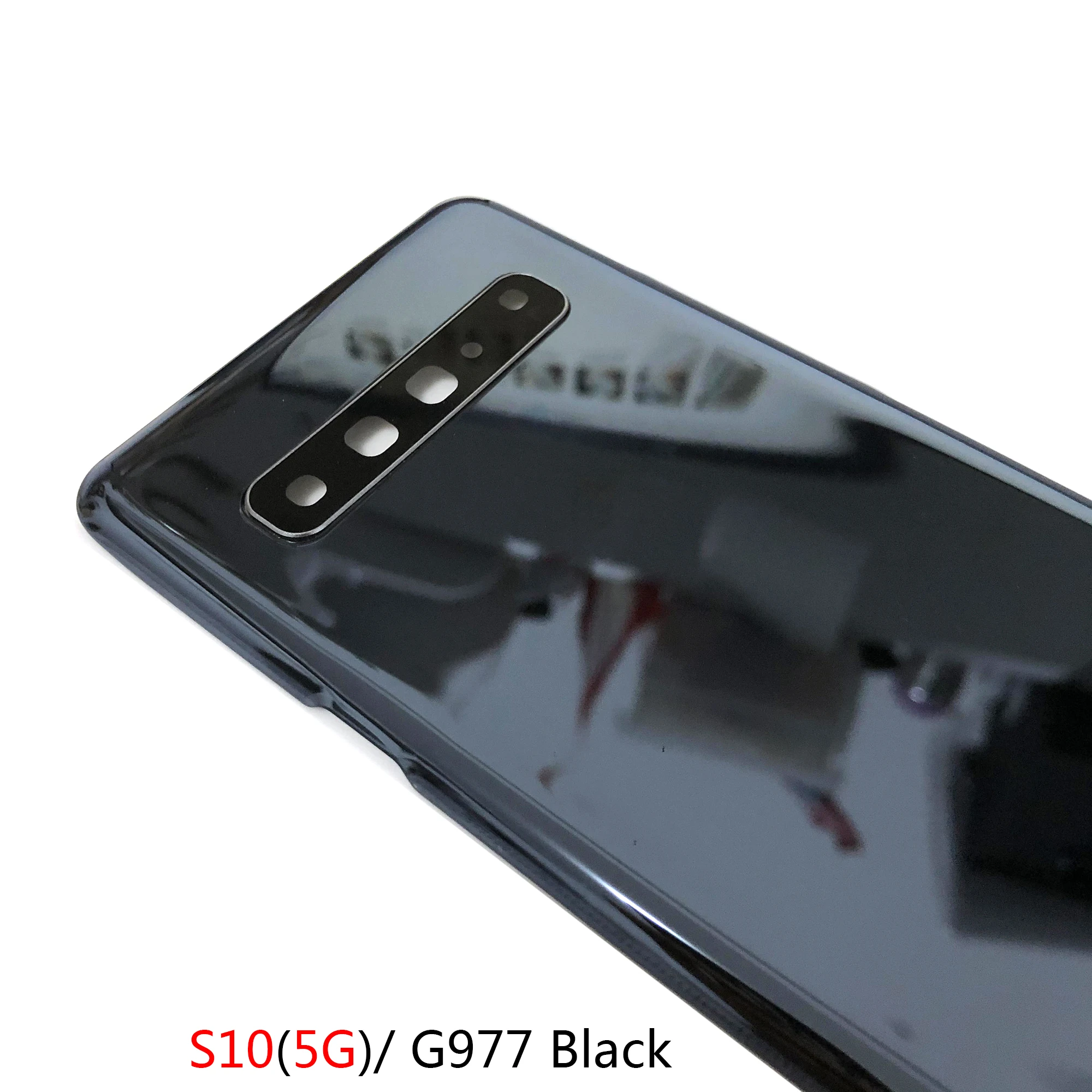 Carcasa trasera de vidrio para Samsung Galaxy S10 G9730, cubierta de batería S10 5G G977, piezas de repuesto para puerta trasera