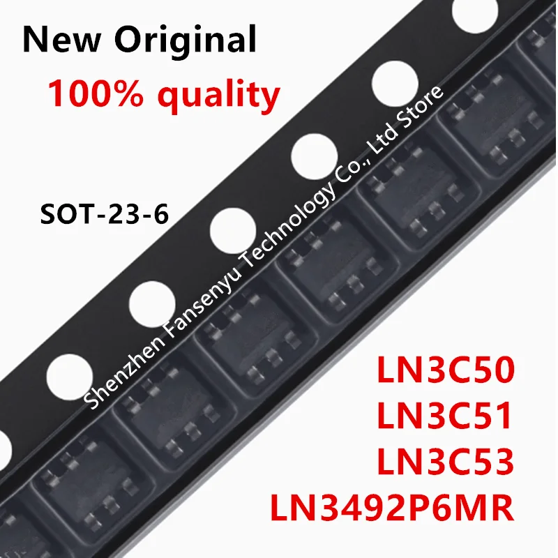 (10piece)100% New LN3C50 LN3C51 LN3C53 LN3492P6MR 8A6D 8A.. sot23-6 Chipset