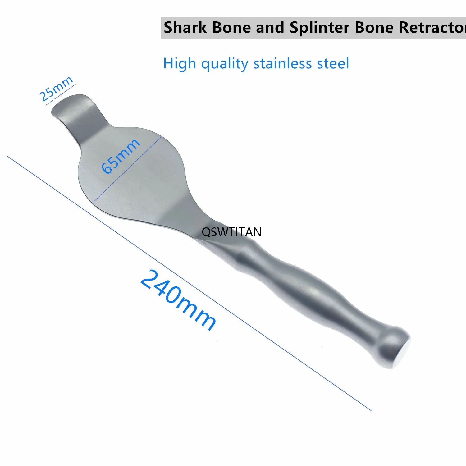 Bone pry Bone lift Shark Bone and Splinter Bone Retractor Stainless steel Retractor for lower extremity fracture