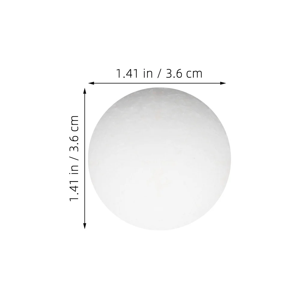 6 pçs 36mm bolas de futebol de mesa branco acessórios de mesa de matraquilhos alto contraste redução de ruído para recreação de escritório em casa