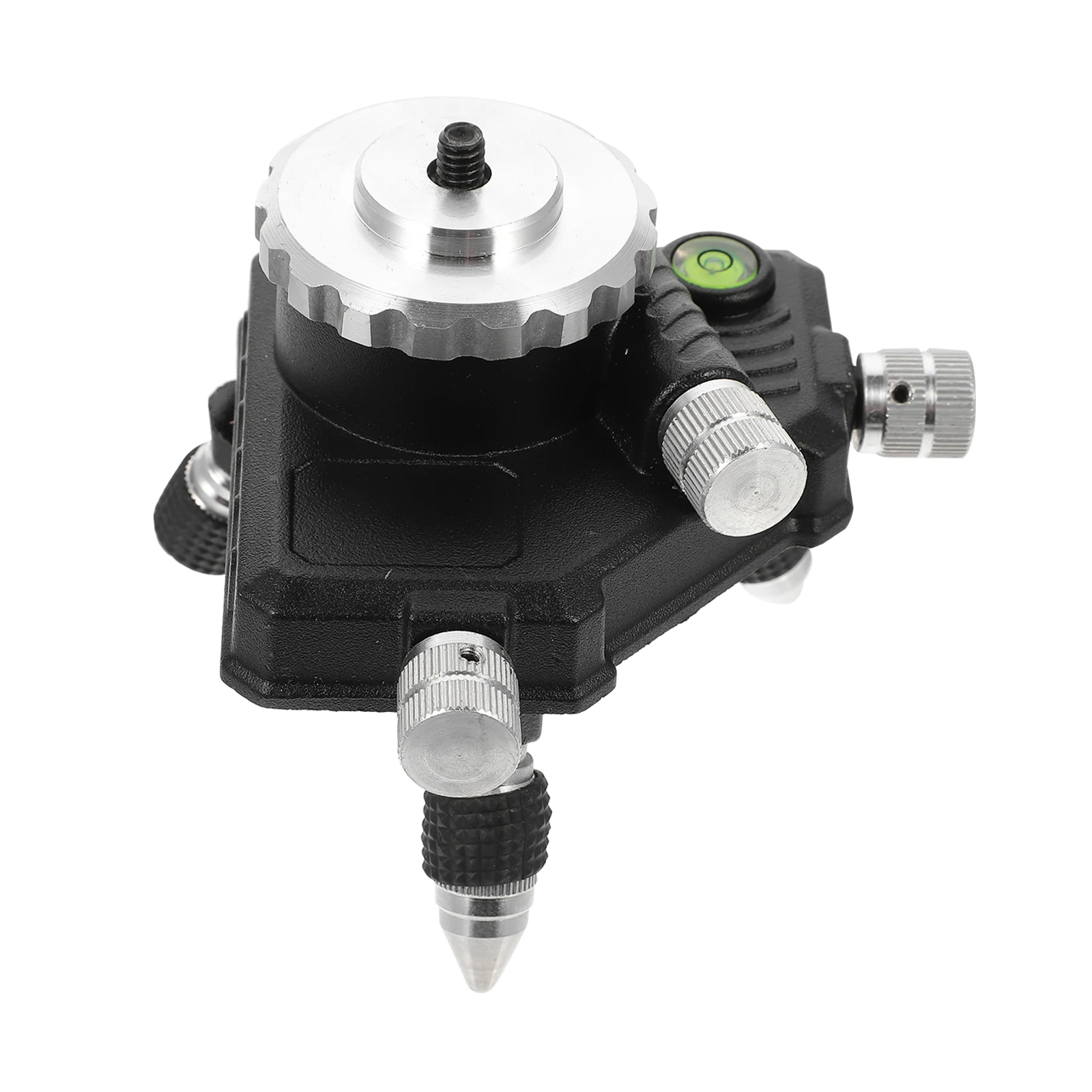 

Level Pivoting Base Rotating Bracket Connector Tripod Adjustable 360 Degree Knob Aluminum Material Bubble Level