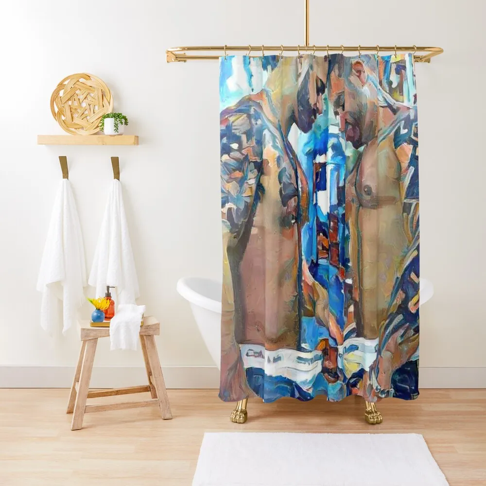 

Hmm...Wrestle For Bottom Shower Curtain Bathtub Shower Waterproof Cover Shower Sets For Bathroom Curtain