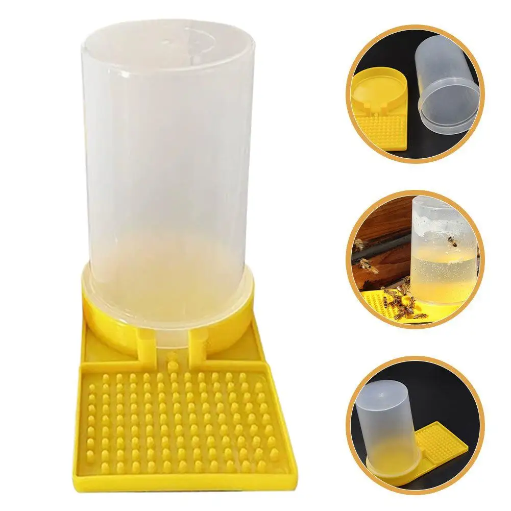 1/2/3Pcs Poultry Feeder Water Cup Leakproof Large Capacity Clear Feeder Water Cup Feeding Container for Chicks Quail Bee Feeders