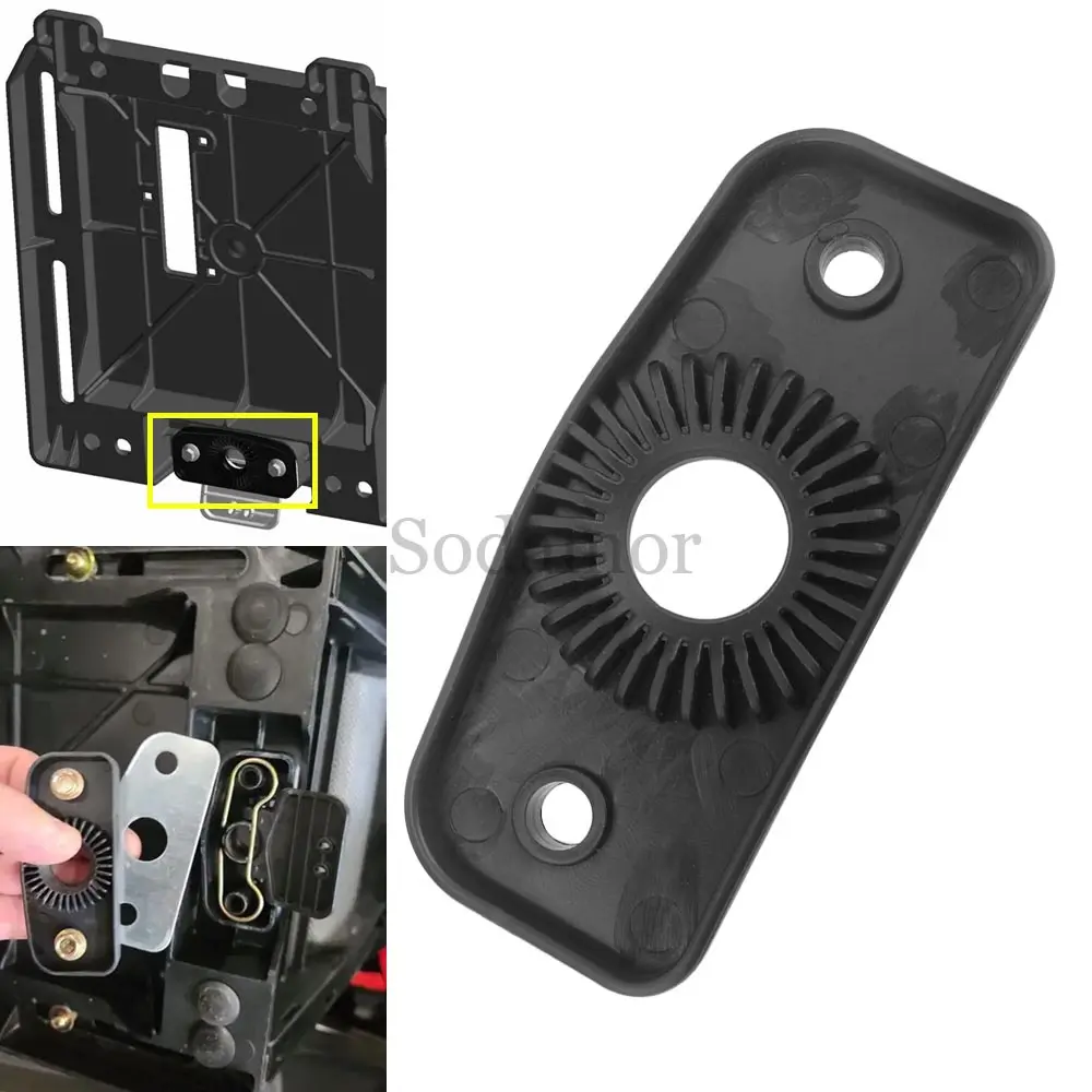 For Polaris General RZR XP Turbo S 4 900 1000 Sportsman 850 Premium 2014-2026 ATV Accessories Black Plate Cover Latch Plastic