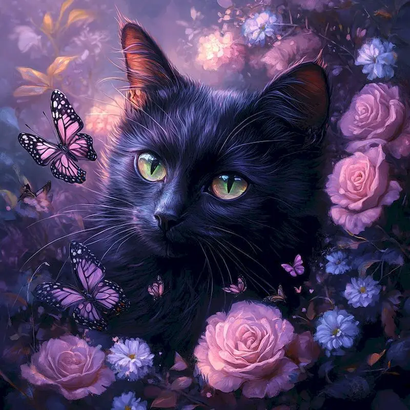 

GATYZTORY Diamond Painting Dog Animal New Arrival Embroidery Tree Diamond Mosaic Cat Picture Of Rhinestones Handmade Gift