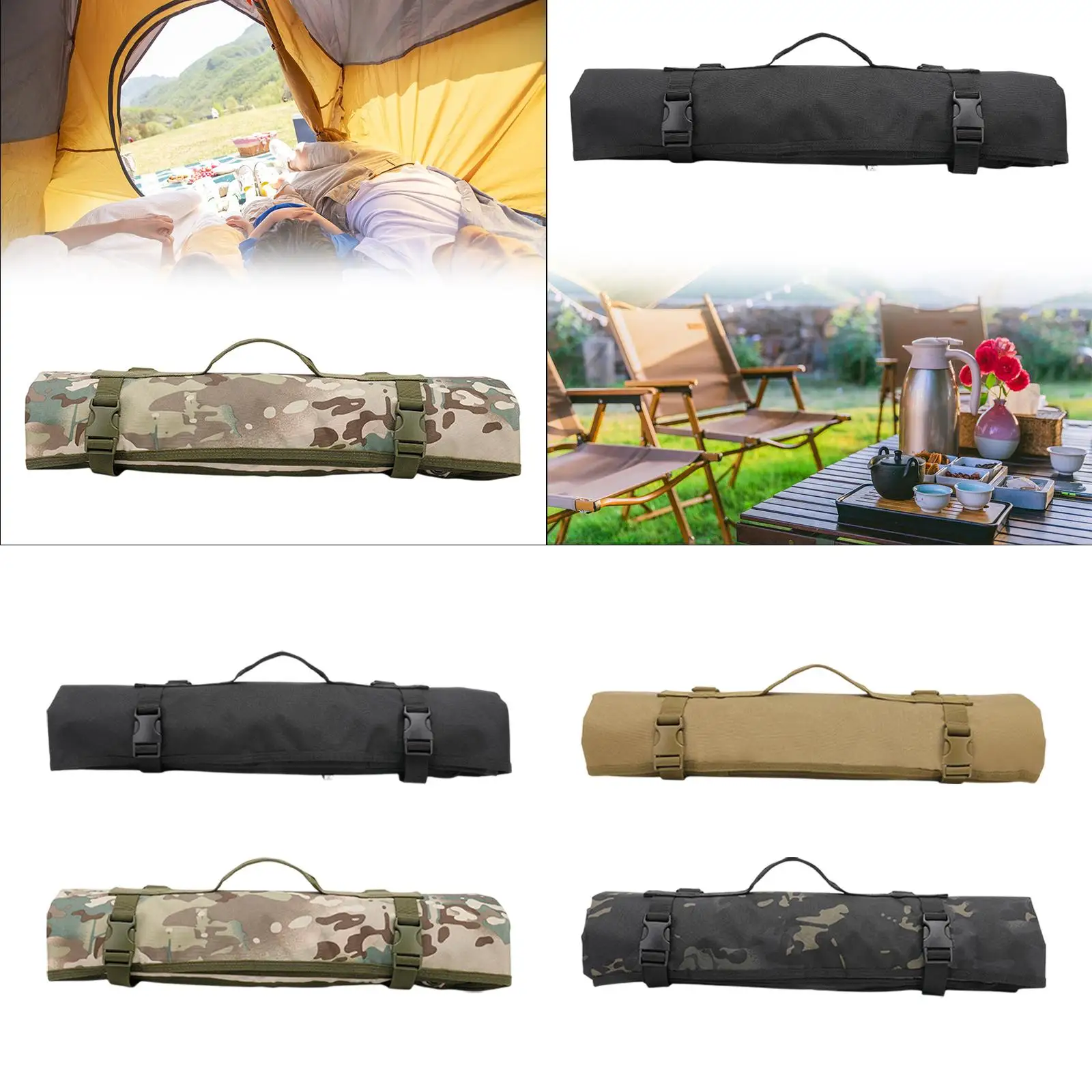 

Outdoor Camping Mat Foldable Anti Slip Picnic Blanket for Yard BBQ Trekking