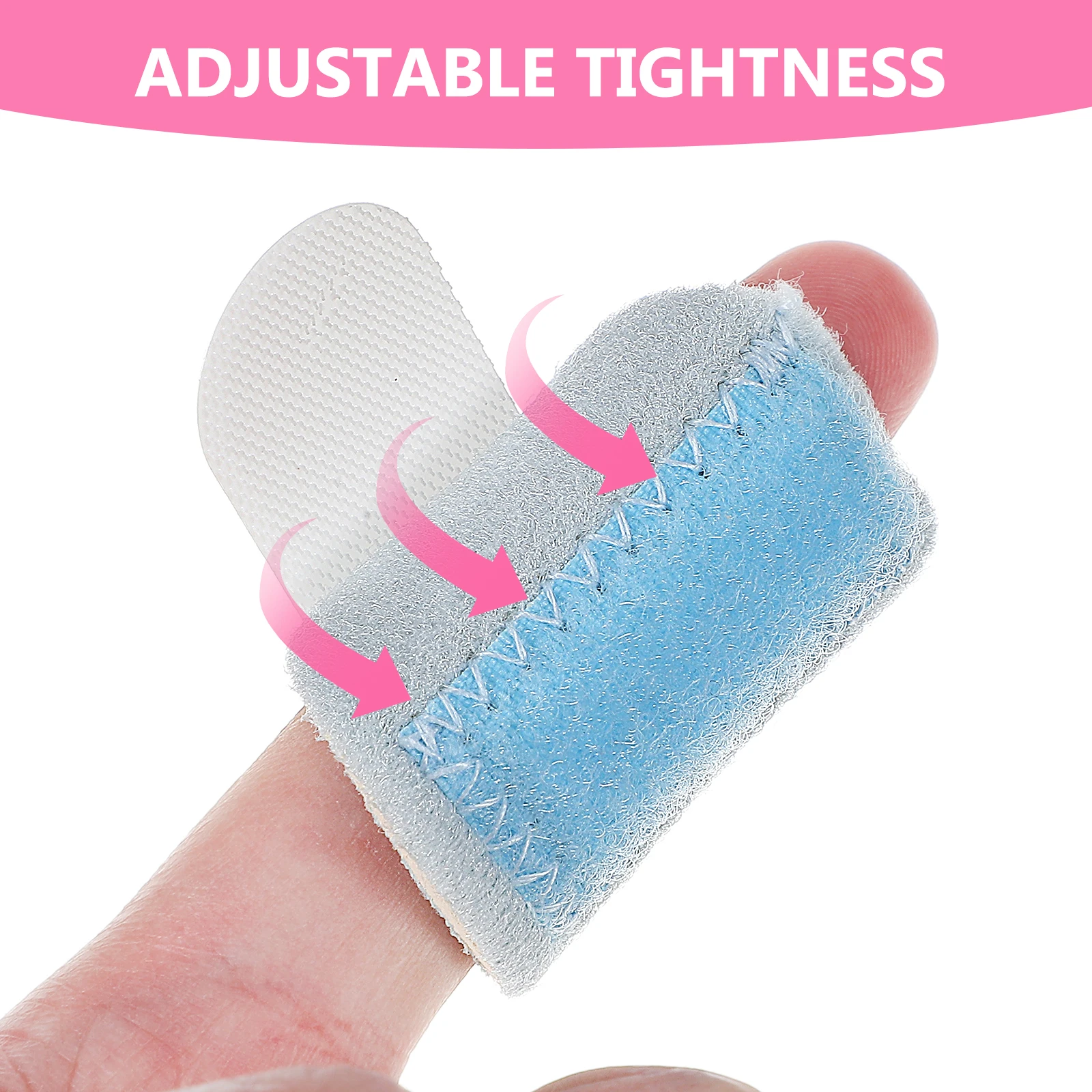 

10Pcs Finger Splints Adjustable Finger Support Straps Breathable Finger Brace for Thumb Middle Index Finger Arthritis
