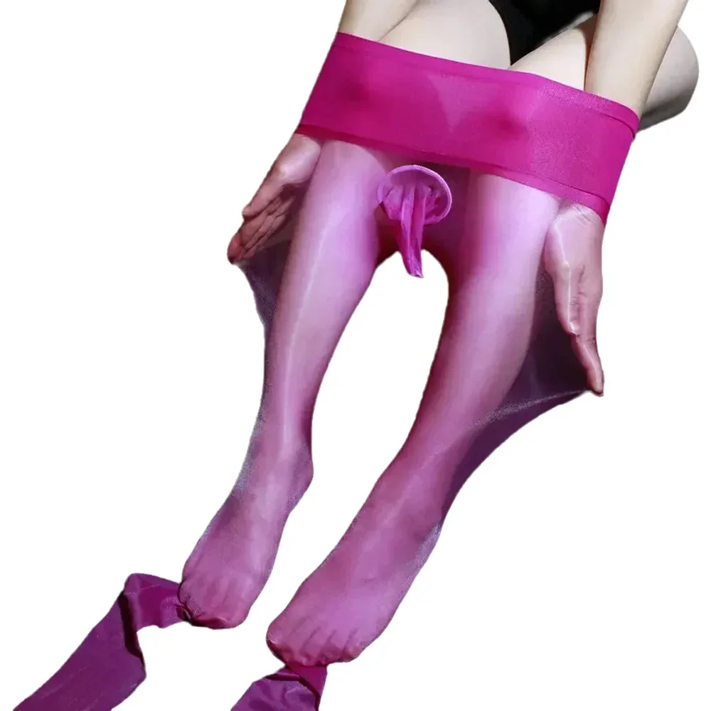 

Sissy Lingerie For Men Sheer Pantyhose Plus Size Ultra Elastic Stockings U Convex Pouch See-Through Underwear Seamless Lingerie