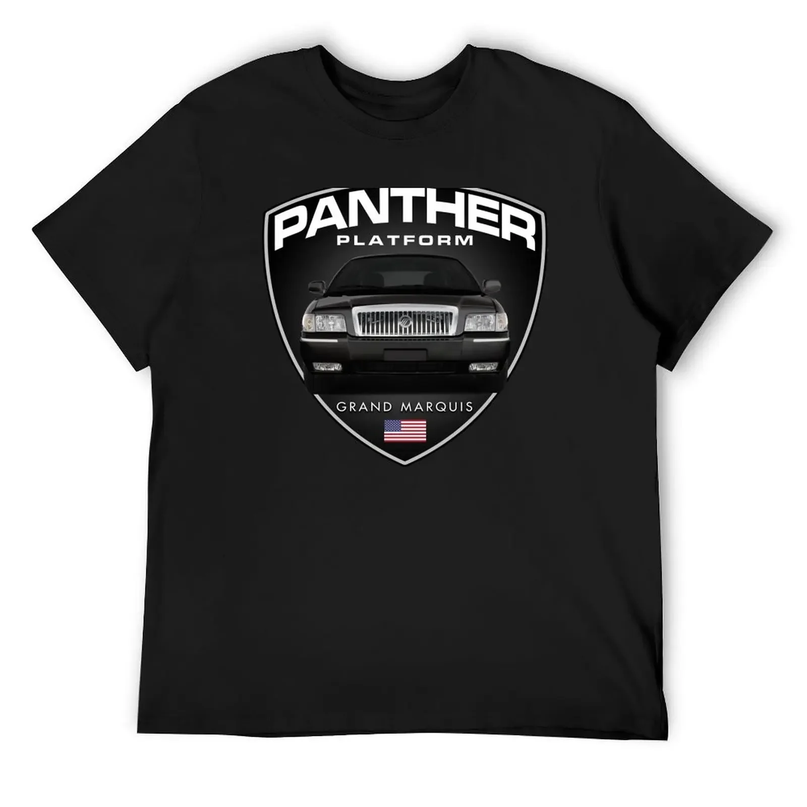 

Panther Platform - Grand Marquis Black Car T-Shirt graphic shirts topping mens graphic t-shirts hip hop