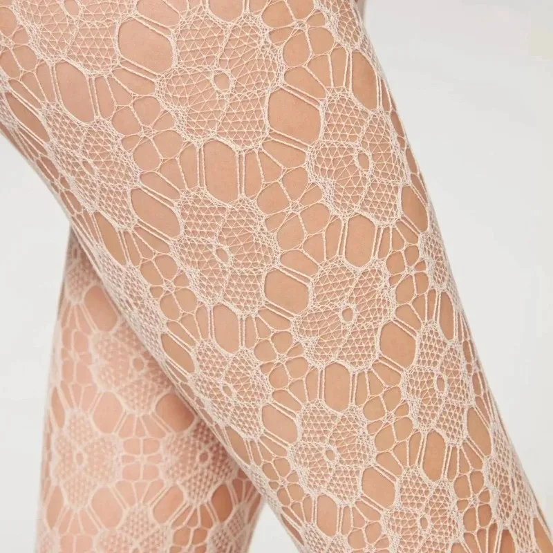 일본 달콤한 사쿠라 낚시 그물 스타킹 빈티지 여성 Y2K 여름 꽃 섹시한 럭셔리 스타킹 파티 속옷 팬티 스타킹