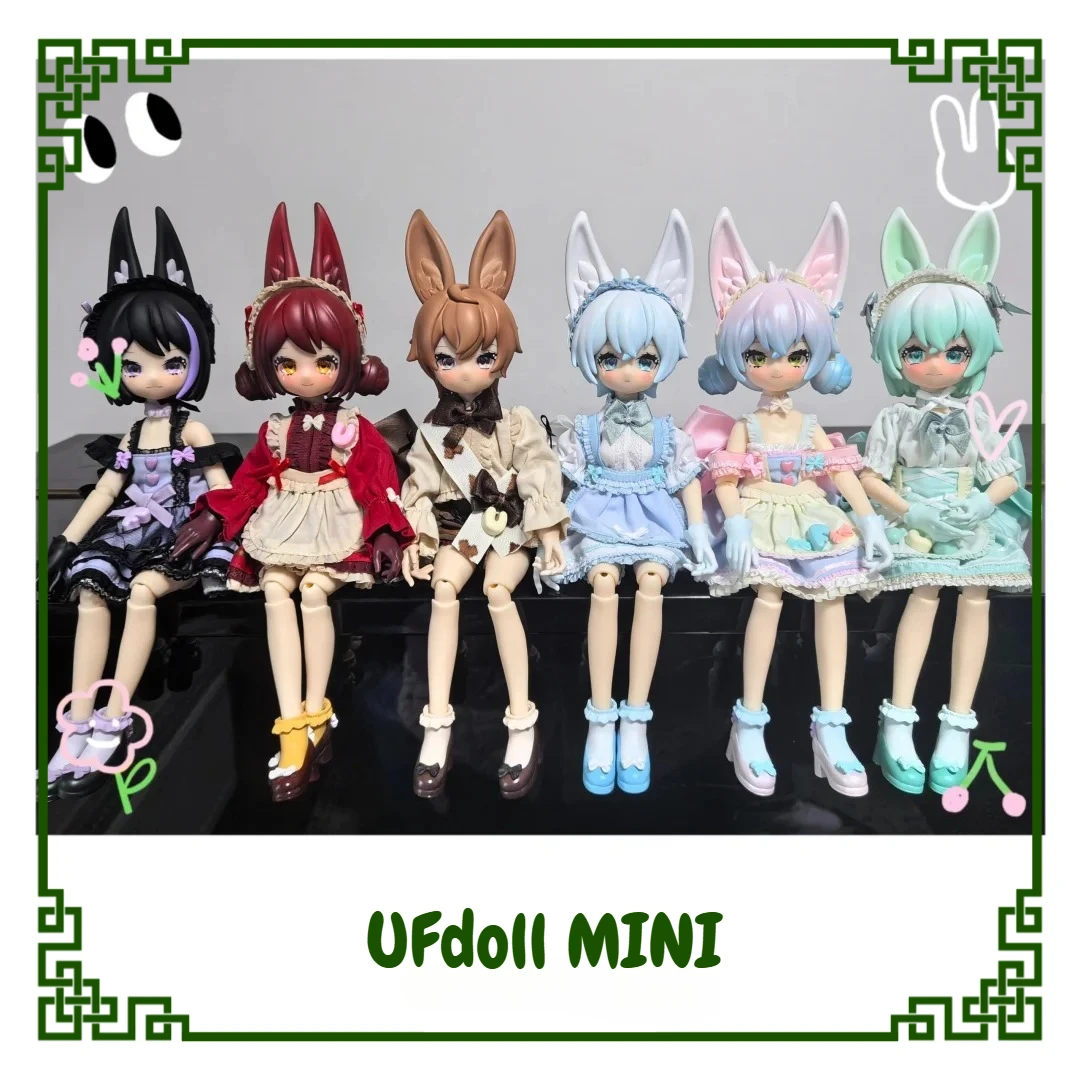 

Ufdoll Tea Drink Series bjd Blind Box Movable 1/6BJD Anime Doll Mystery Box Kawaii Action Anime Figure Surprise Bag Toy Gift