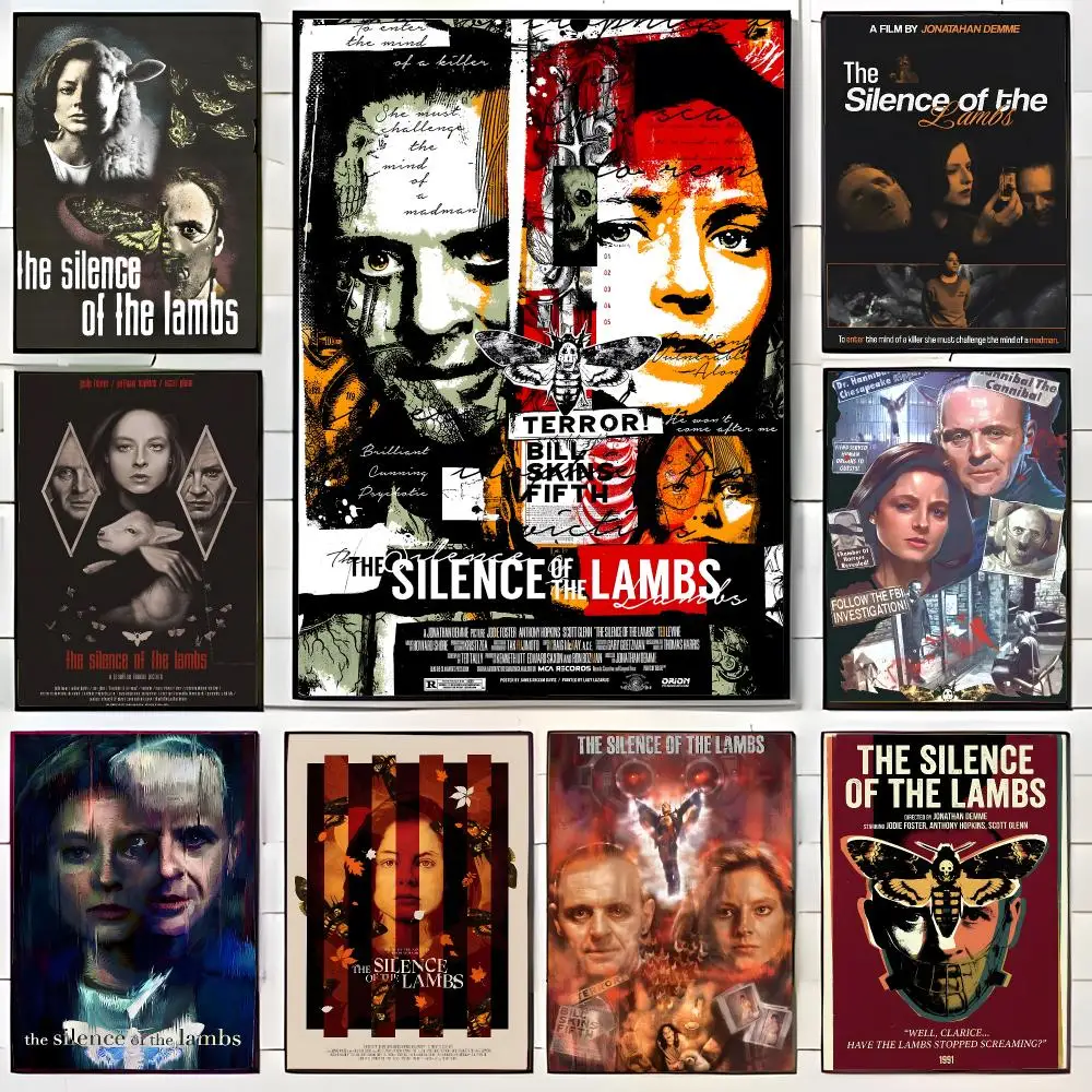 Psychological Thriller T-The Silence of the Lambs Poster Wall Art Print Decorative Mural Home Decor Gift Unframed