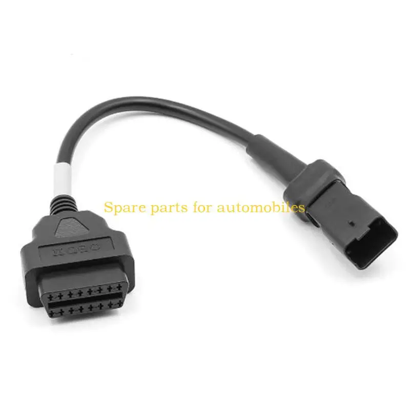 

H58F Motorcycle Accessories 4Pin to 16Pin Motorbike OBD2 Connector Diagnostic Cables Adapter Engine Fault Detector for