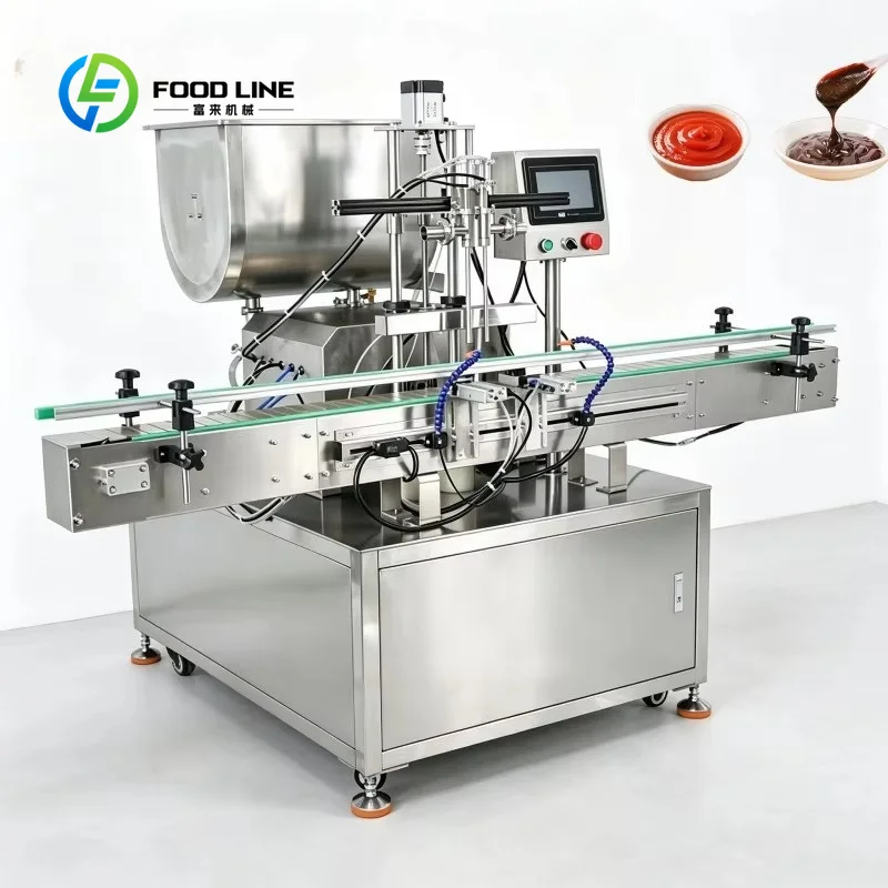 customized viscous filler bottling filler semi‑automatic foot pedal 304 stainless steel for honey small batch food plant