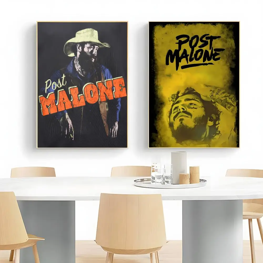 Laid-Back Musician P-Post Malone Poster Wall Art Print Decorative Mural Home Decor Gift Unframed