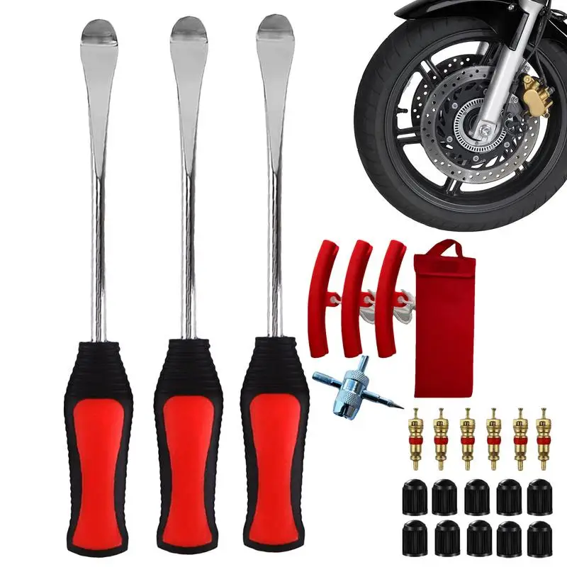 Motorcycle Tire Spoons With Rim Protector Motorcycle Tire Changing Lever Portable Tire Changer Levers For Motorcycle Bike Repair view 6