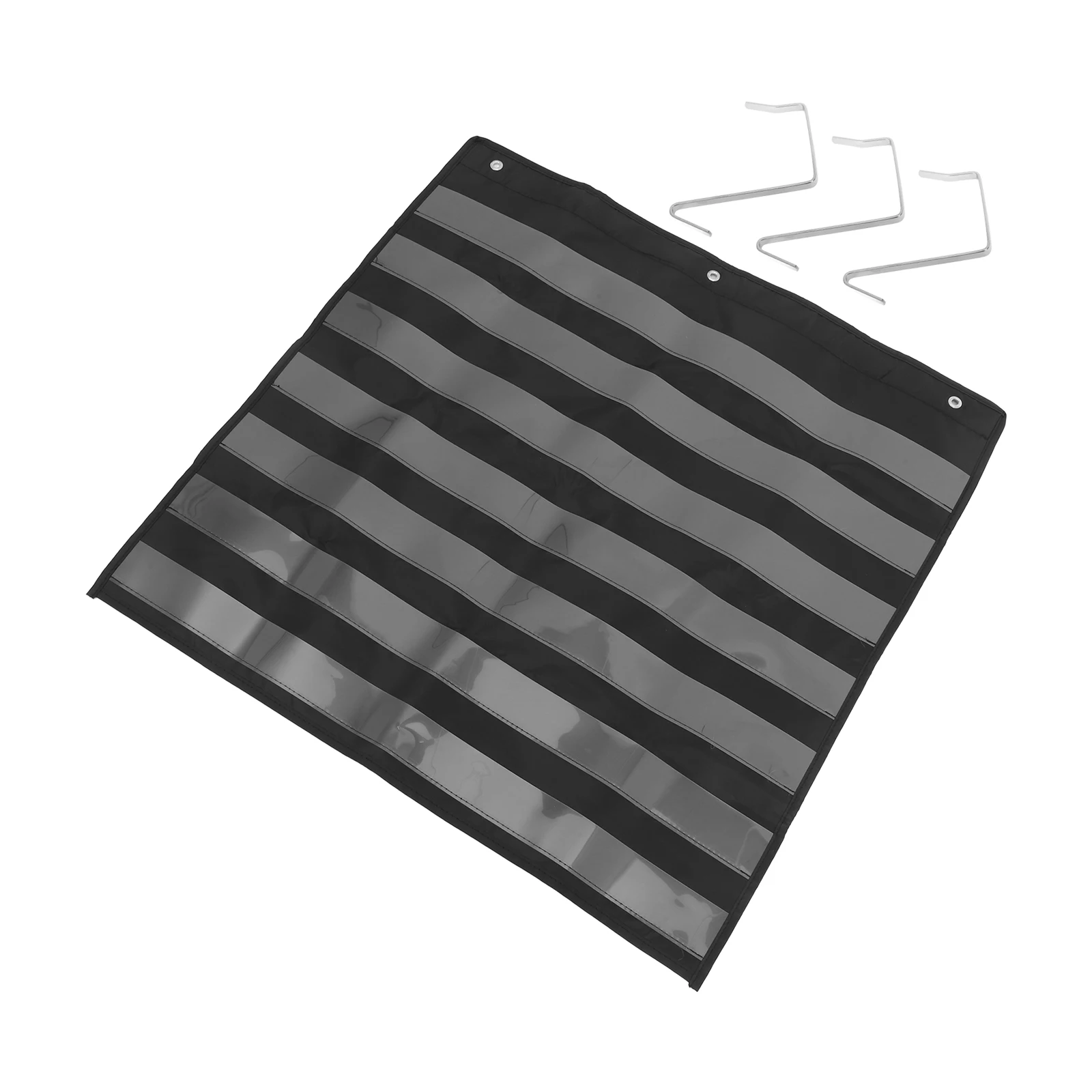 

Cards Teaching Hanging Bag Charts for Classroom Daily Schedule Pocket Grid Agenda Black Behavior