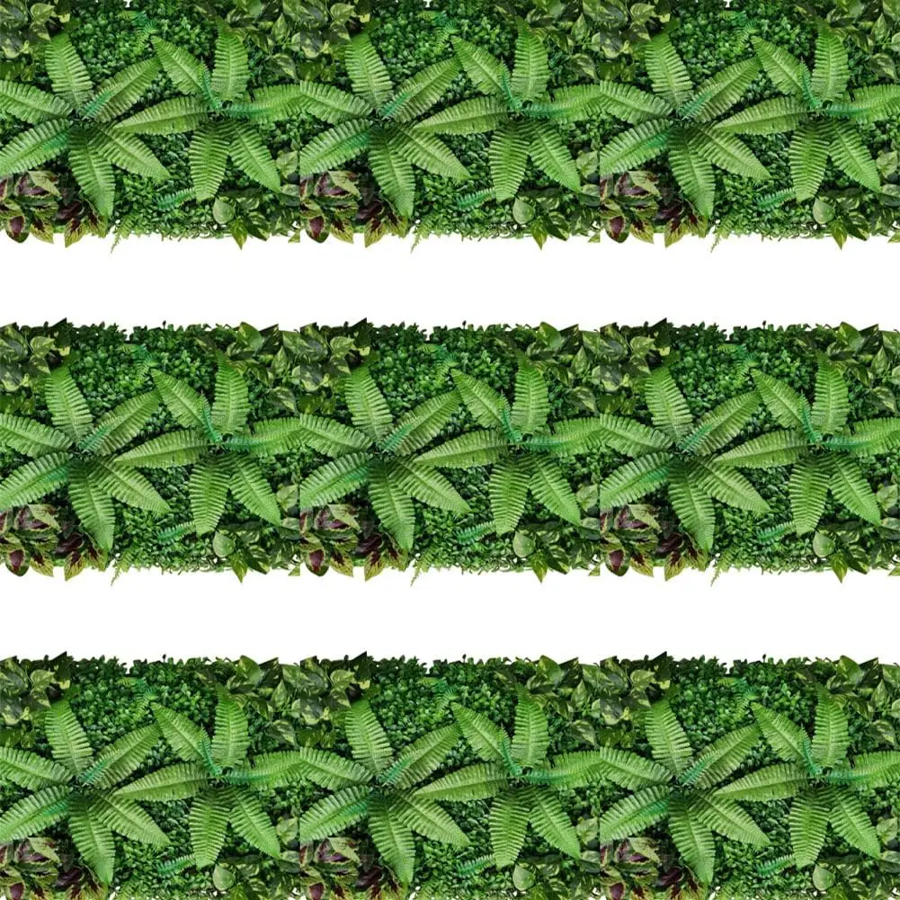 

9Pcs 24*16 Inch Artificial Topiary Hedge Panels, Plastic Faux Shrubs Fence Mat, Boxwood Greenery Wall Backdrop Decor, Garden Privacy Screen