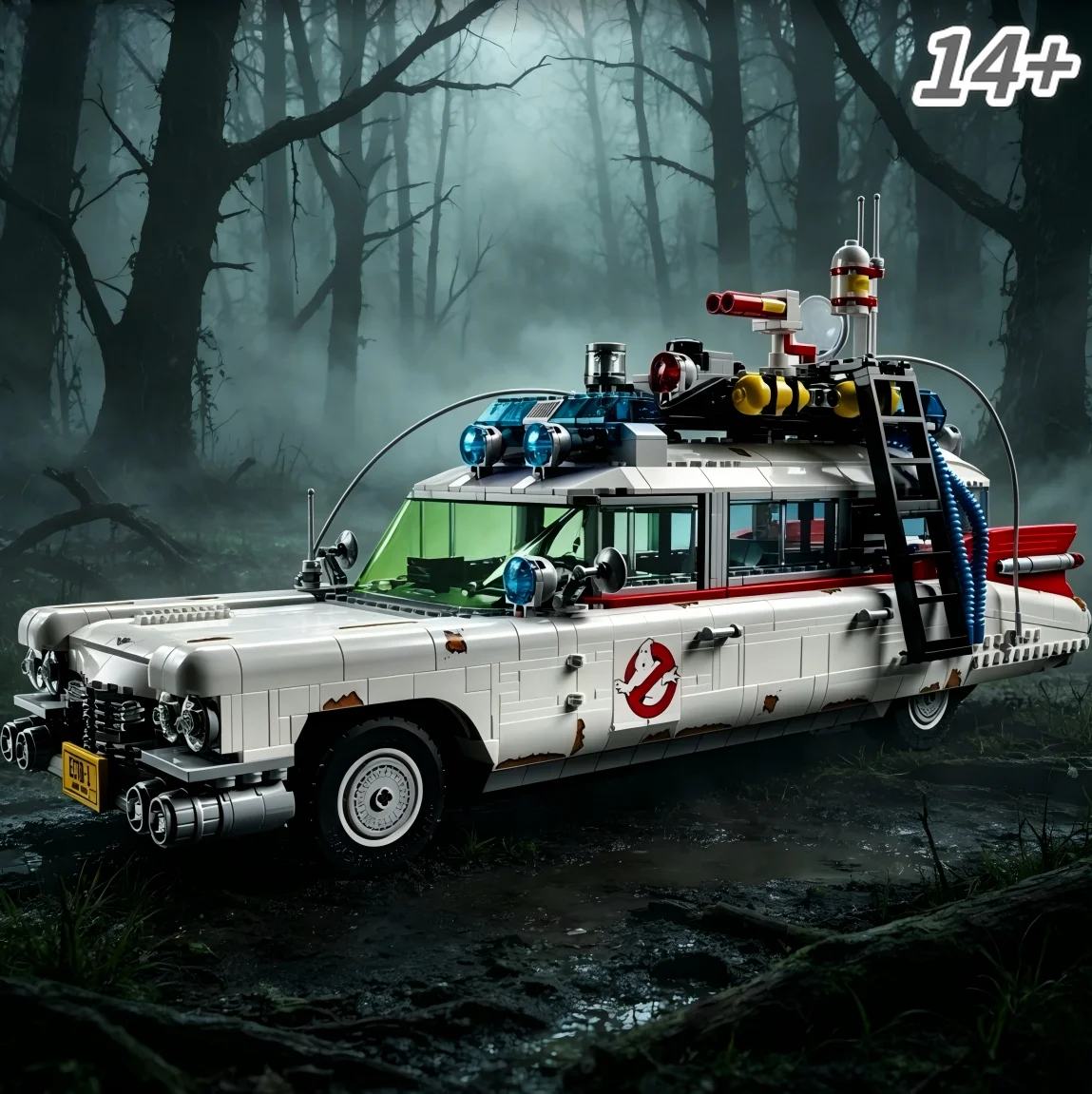 Los Más Vendidos 10274 2352 Piezas Bloques de Construcción Ghostbusters ECTO-1 Detalles Clásicos Restaurados Regalo de Navidad