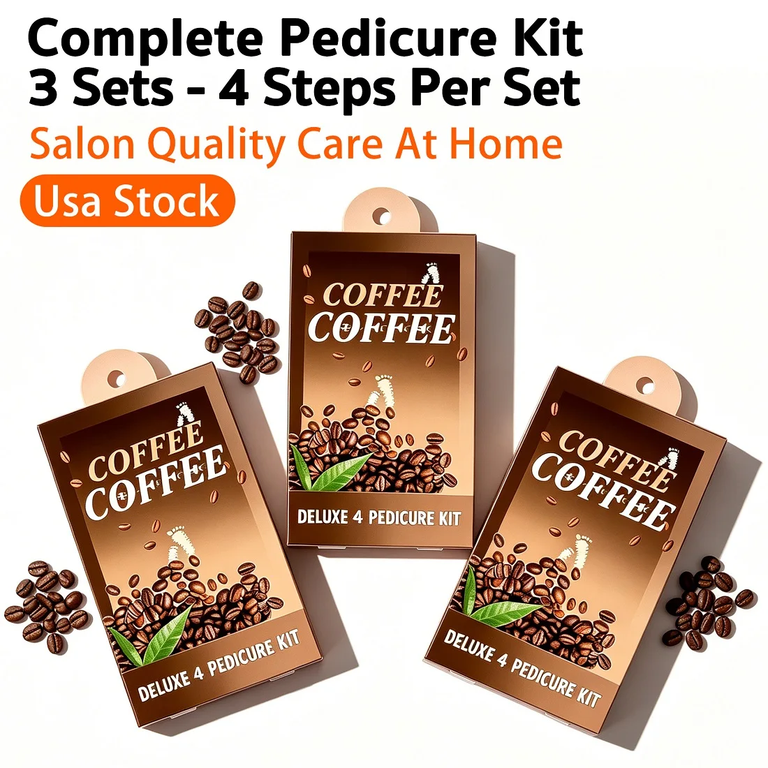 

Foot Jelly Spa Kit SPA Crystal Mud Soak Nail Cuticle Callus Cleaning 4-in-1 Pedicure Set