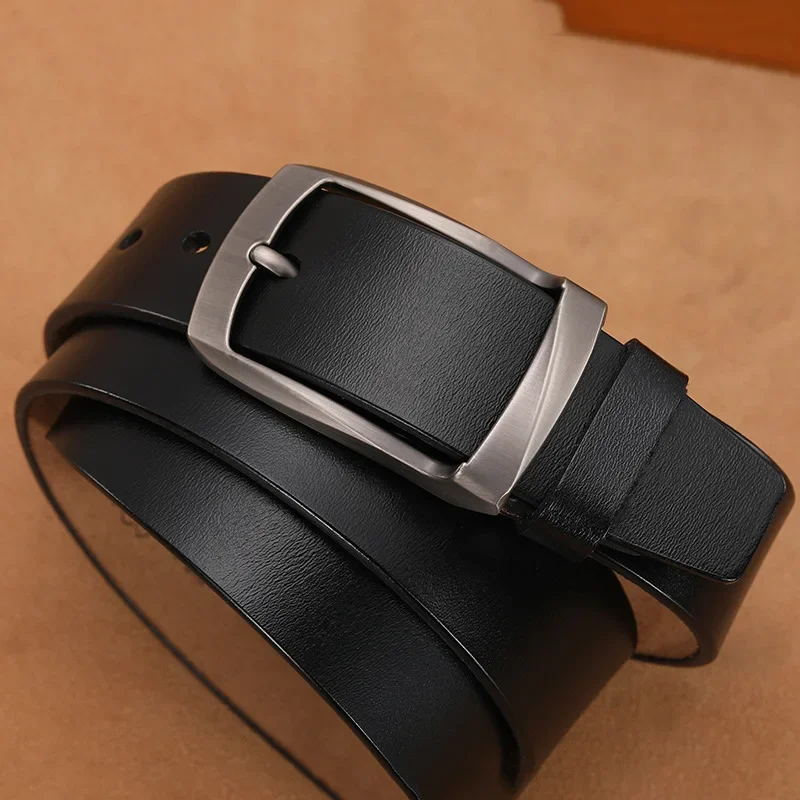 100 120 130 140 150 160 170cm Men Belt Leather Cow Genuine Leather Plus Size Belts Waist Strap Vintage Cowskin Belt for Jeans