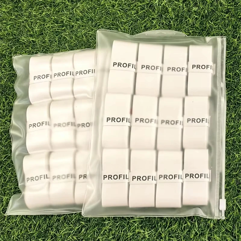 12PCS W Sticky Tennis Overgrip Sweat Band Absorption Tennis Padle Racket Grip Hand Glue Tennis Badminton Racket Grip PRO Series