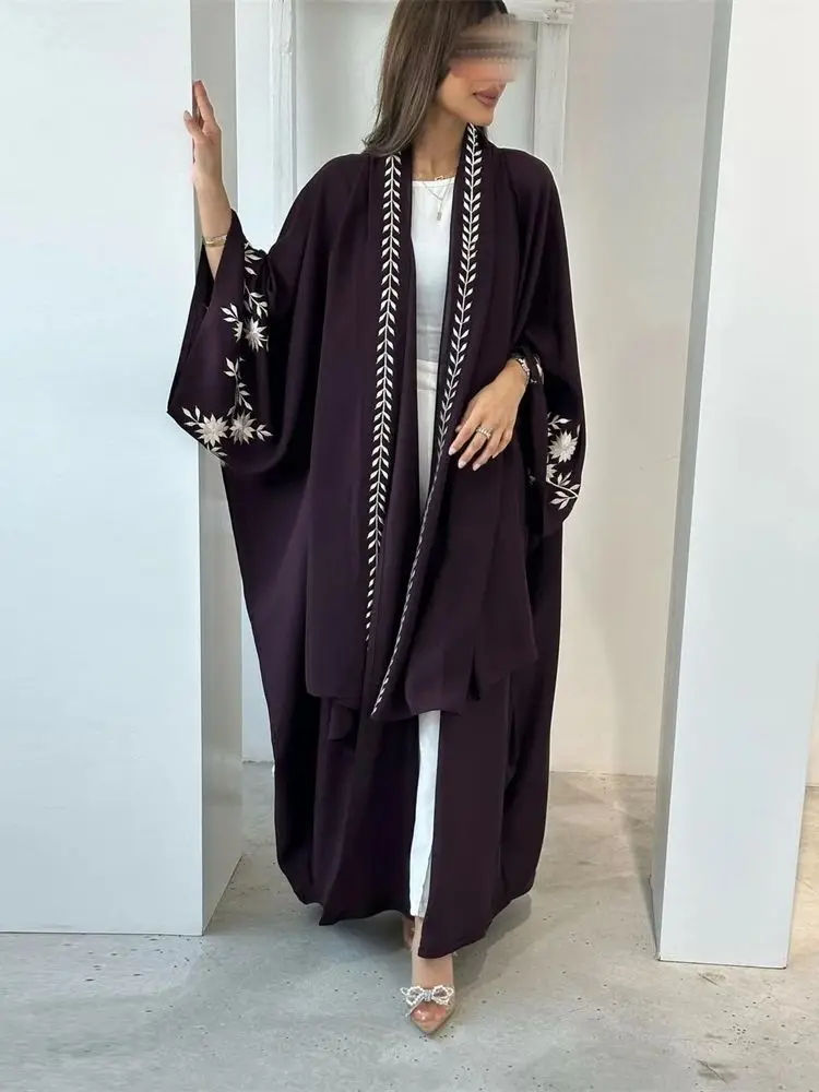 Ramadan hidżab Kimono Abaya dubaj turcja Islam muzułmańskie skromne zestawy sukienek kaftan modlitwa ubrania kobiety Kaftan szata Femme Musulmane